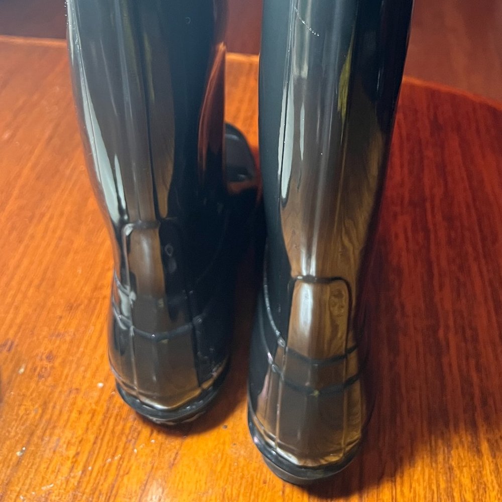 Hunter tall black rainboots size 7 - Picture 3 of 6